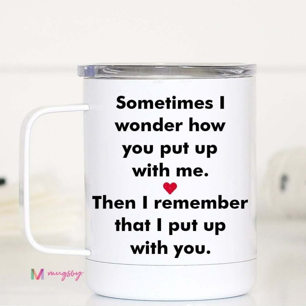 NEW Travel Cup Sometimes I Wonder
